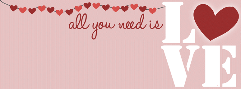 ảnh bìa tình yêu cho facebook all you need is love