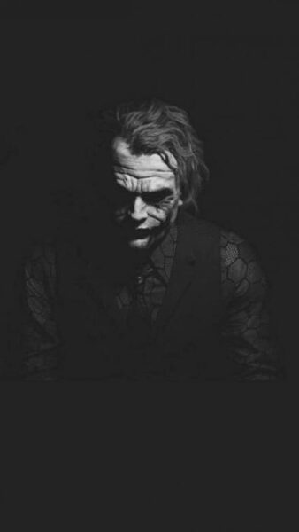 Ảnh đen trắng chất lượng của Joker