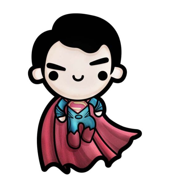 Ảnh chibi siêu nhân superman