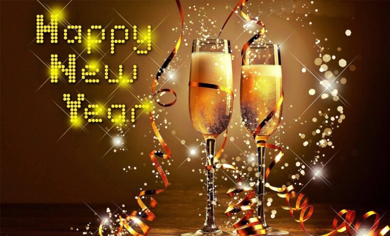 Ảnh chúc mừng năm mới rượu mừng đầu năm