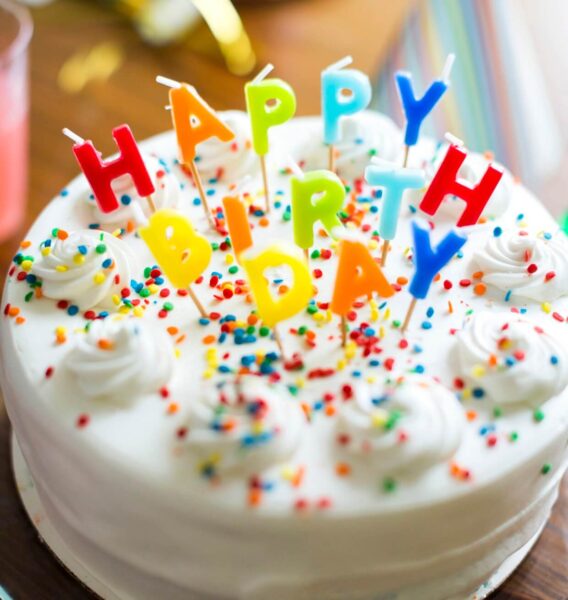 ảnh chúc mừng sinh nhật bánh kem cắm nến