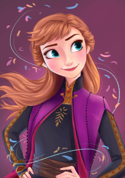 ảnh công chúa Anna xinh đẹp