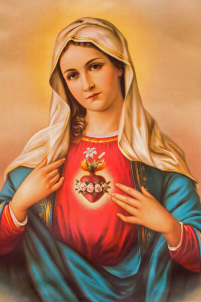 wunderbares Bild der Jungfrau Maria