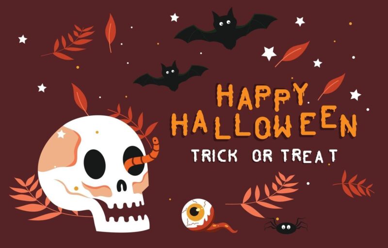 Những bức ảnh Halloween dễ thương - trò lừa hoặc chiêu đãi Halloween vui vẻ