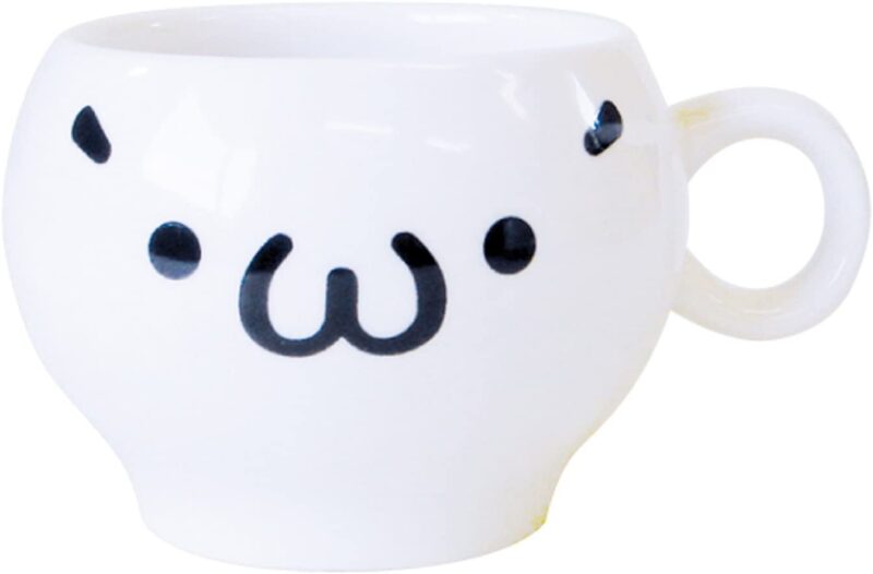 Ảnh Kaomoji dễ thương trên ly