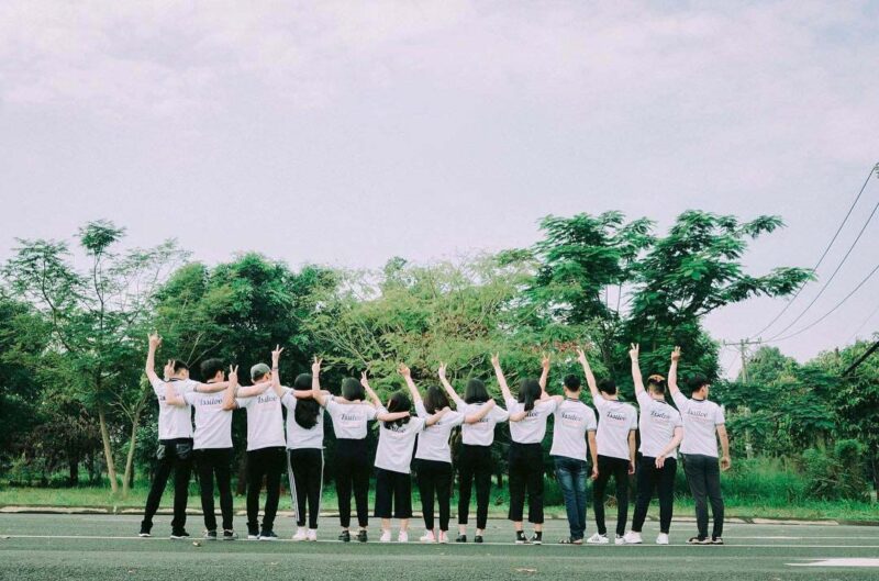 Ảnh kỷ yếu áo đồng phục thể dục