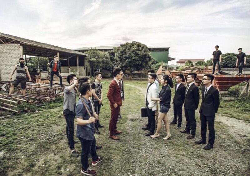 Ảnh kỷ yếu đẹp phong cách xã hội đen