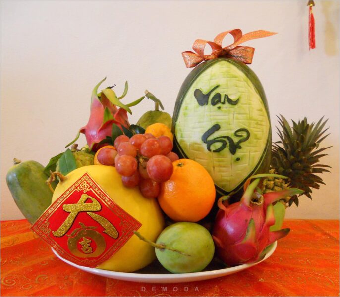 ảnh mâm ngũ quả