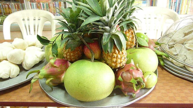 ảnh mâm ngũ quả trung thu