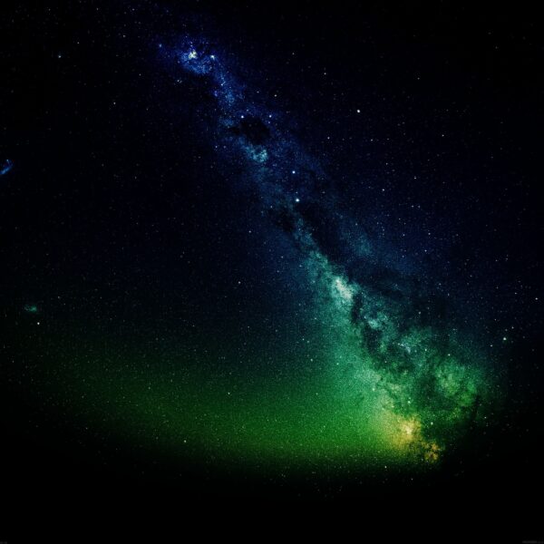 Ảnh nền vũ trụ không gian ánh xanh