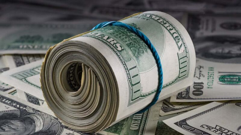 Ảnh nhiều tiền cuộn lớn