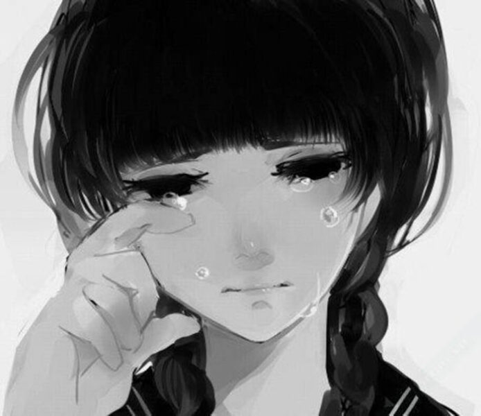 ảnh nước mắt rơi của nhân vật anime