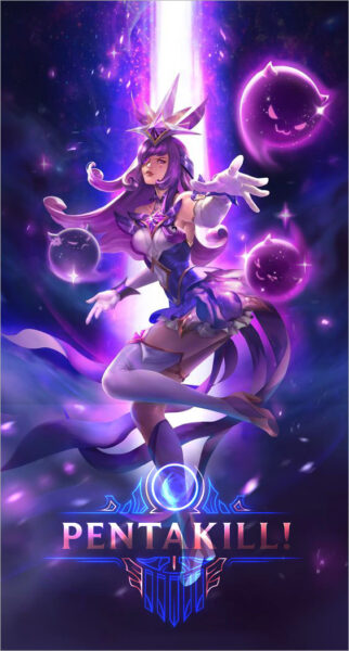 Ảnh Pentakill Syndra cho điện thoại