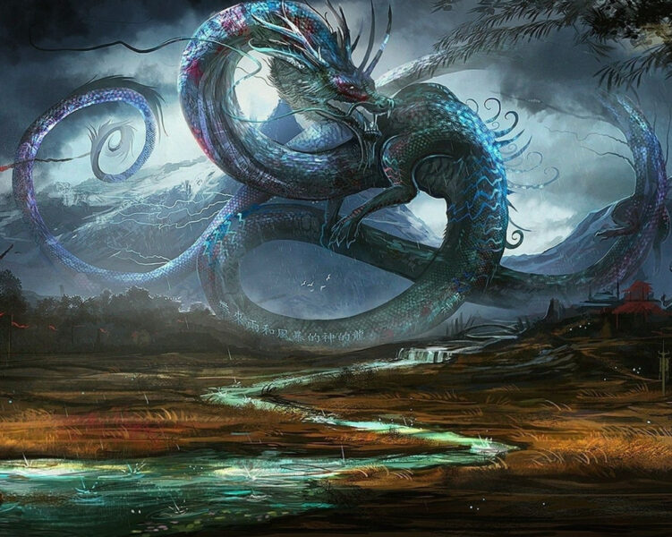 Ảnh rồng uốn mình