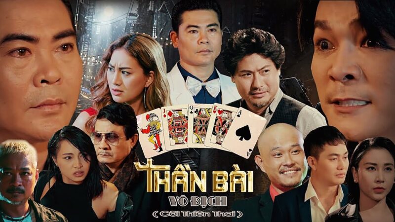 Ảnh thần bài nền tối đen