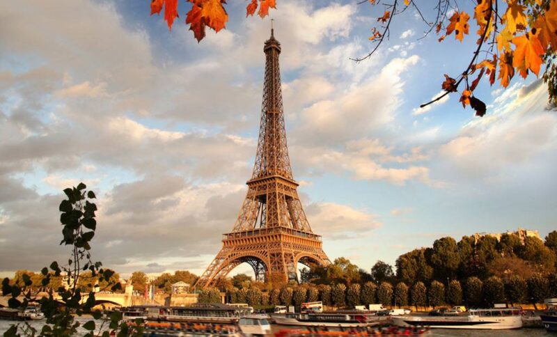 ảnh tháp Eiffel mùa thu