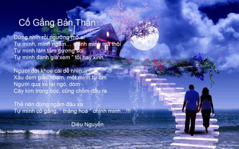 Hình ảnh thơ hay cho những ai cố gắng