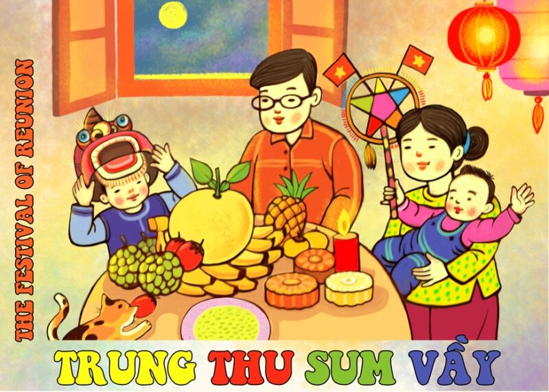 Hình ảnh đoàn tụ Tết Trung thu