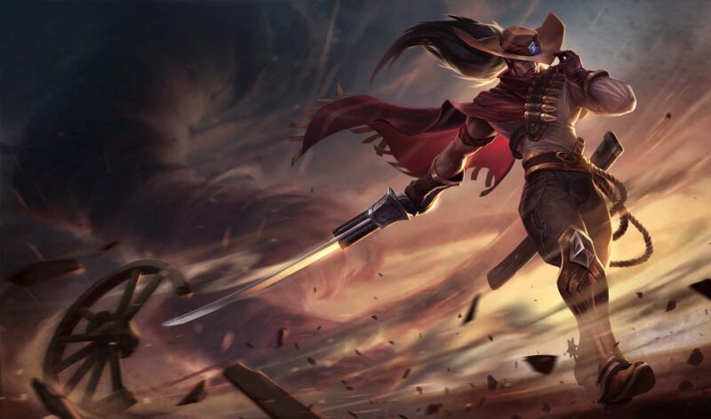 ảnh yasuo cao bồi lướt về phía trước