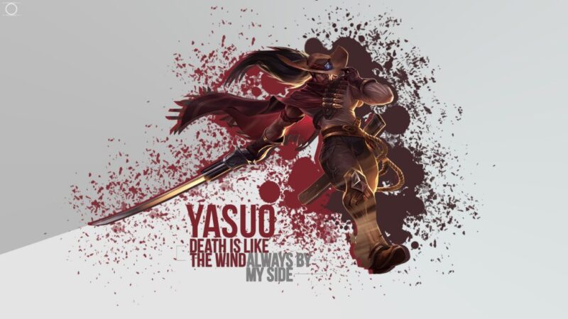 ảnh yasuo death is like the wind always by my side