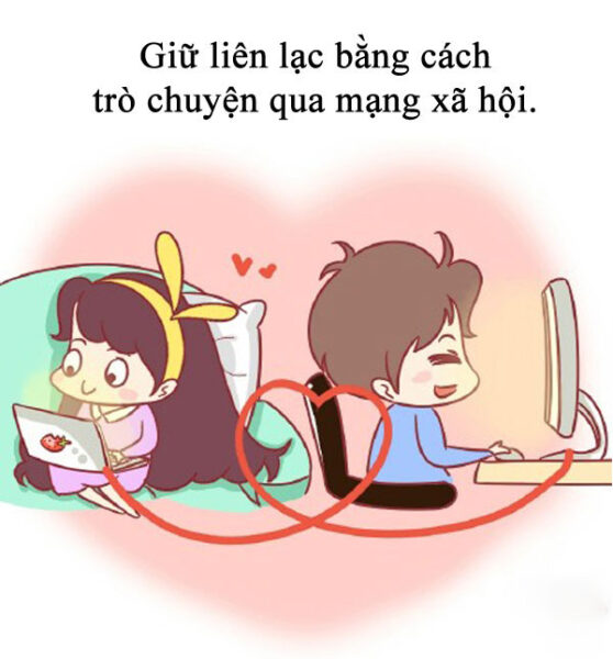 Ảnh yêu xa chibi