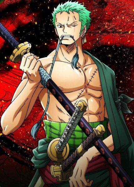 ảnh Zoro ngầu 3D 6 múi