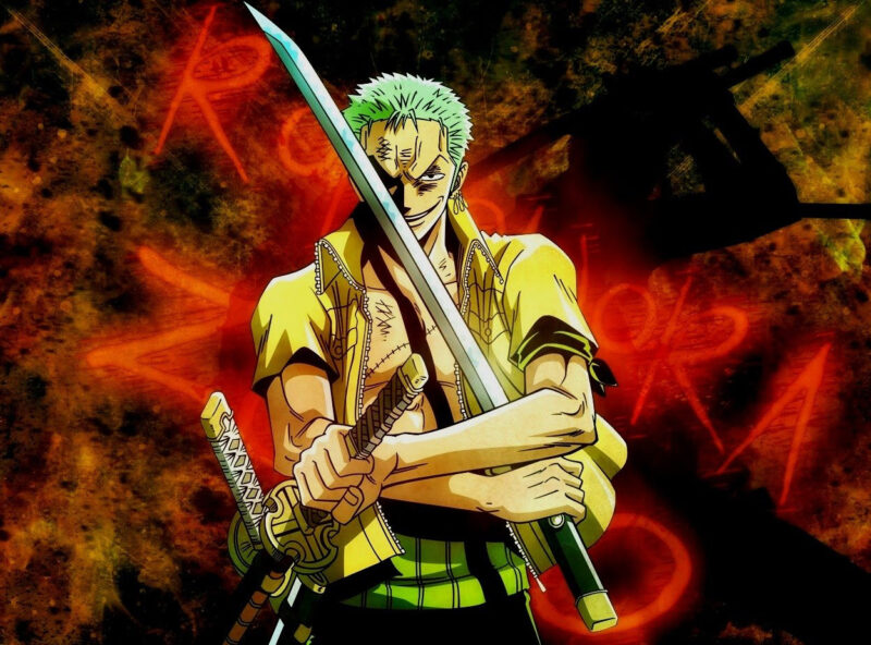 ảnh Zoro ngầu 3D bá đạo