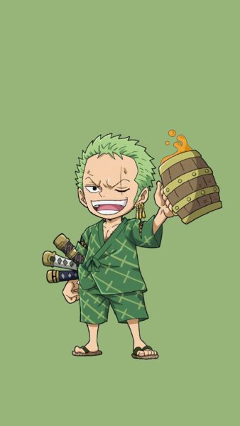 Ảnh Zoro ngầu 3D cute