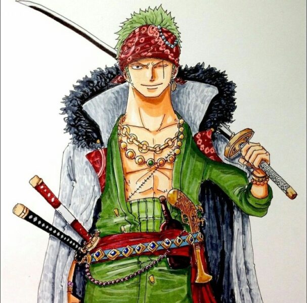 Ảnh Zoro ngầu 3D đẹp