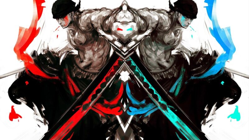 ảnh Zoro ngầu 3D đẹp