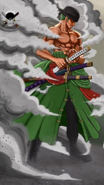 ảnh Zoro ngầu 3D huyền ảo