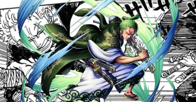 ảnh Zoro ngầu 3D ra chiêu