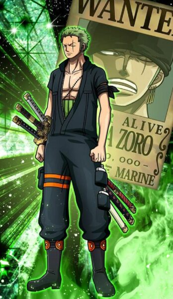 ảnh Zoro ngầu 3D truy nã