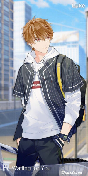 Avatar anime nam tóc vàng