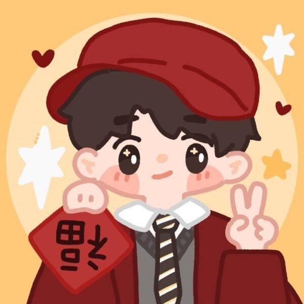 avatar tết cho con trai