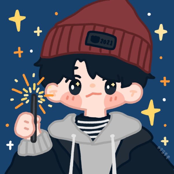 avatar tết cùng đốt pháo hoa