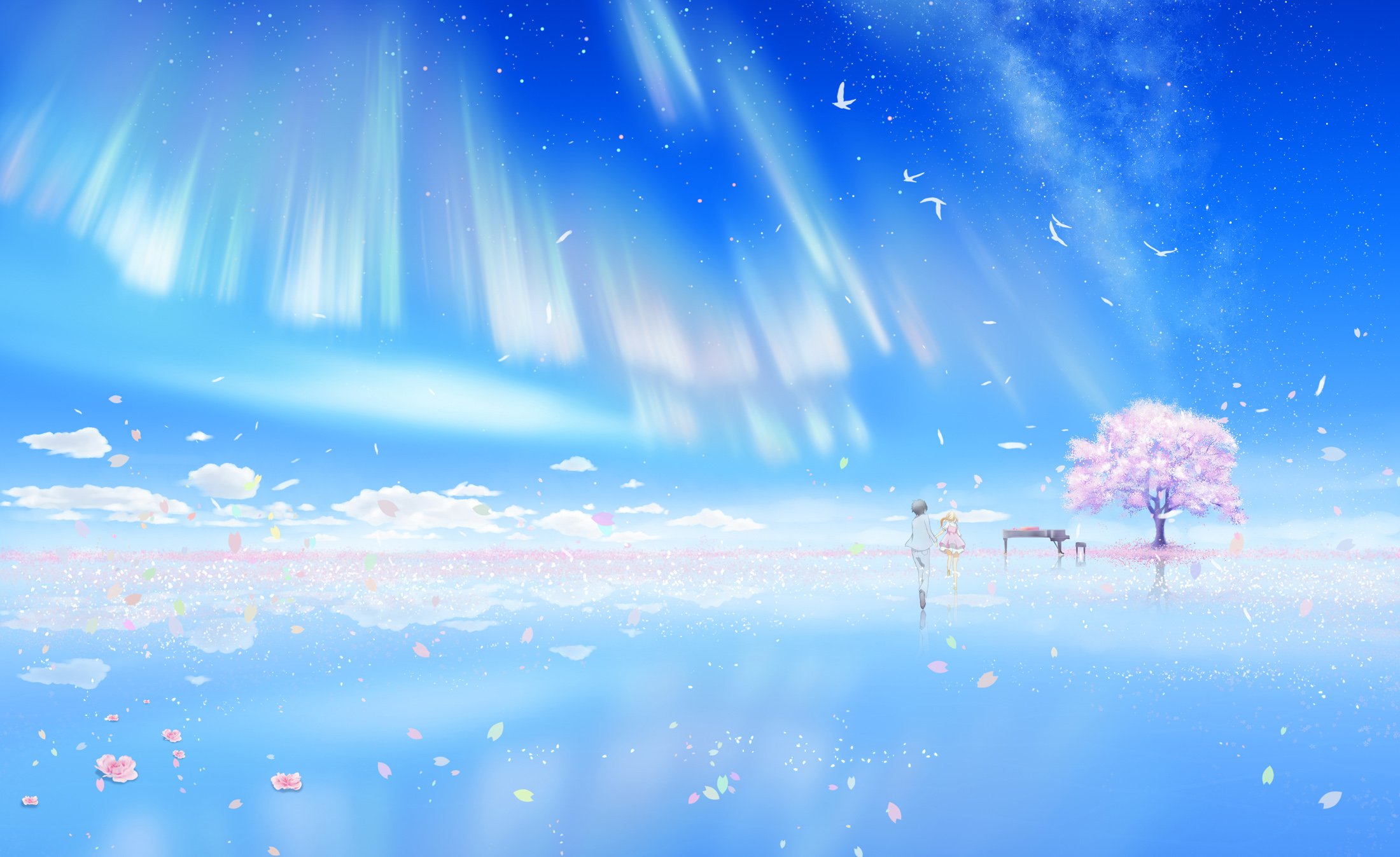 88+] Anime Sky Wallpapers - WallpaperSafari