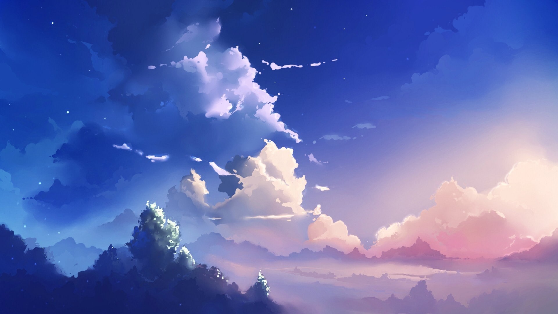 Chia sẻ 106 hình nền mây anime tuyệt vời nhất  Tin học Đông Hòa