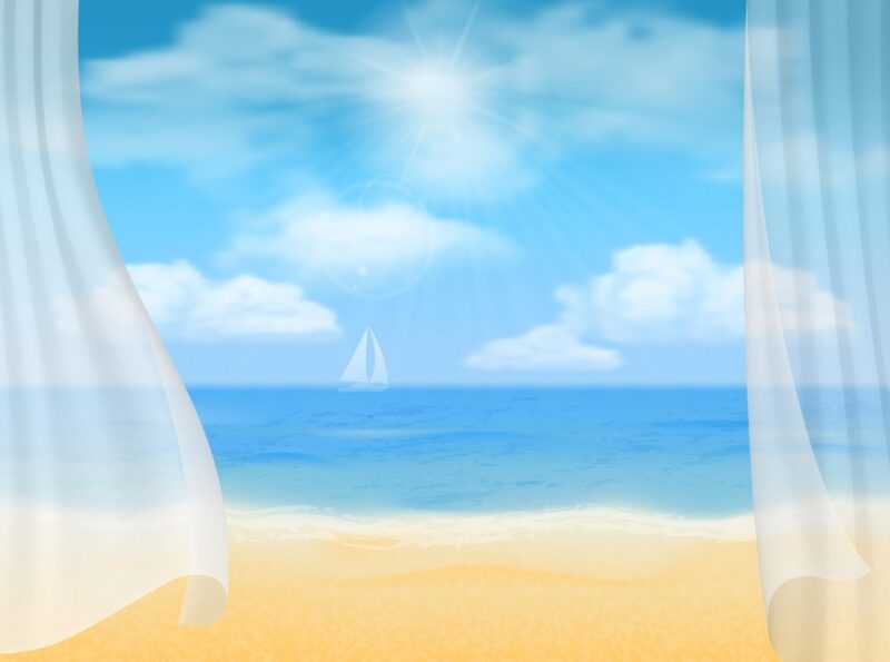 Background biển - Beach thơ mộng