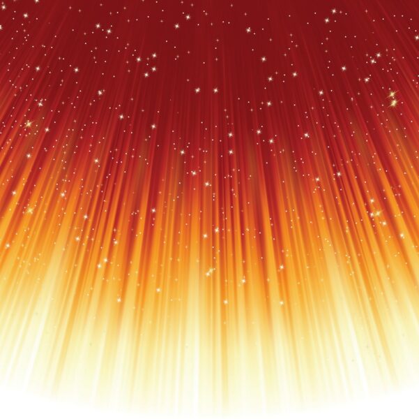 Background đỏ ánh sao vàng