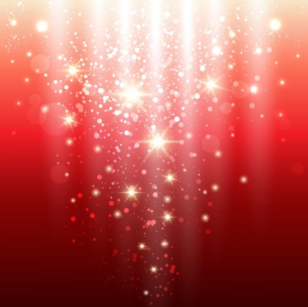 Background đỏ trắng vệt sáng sao