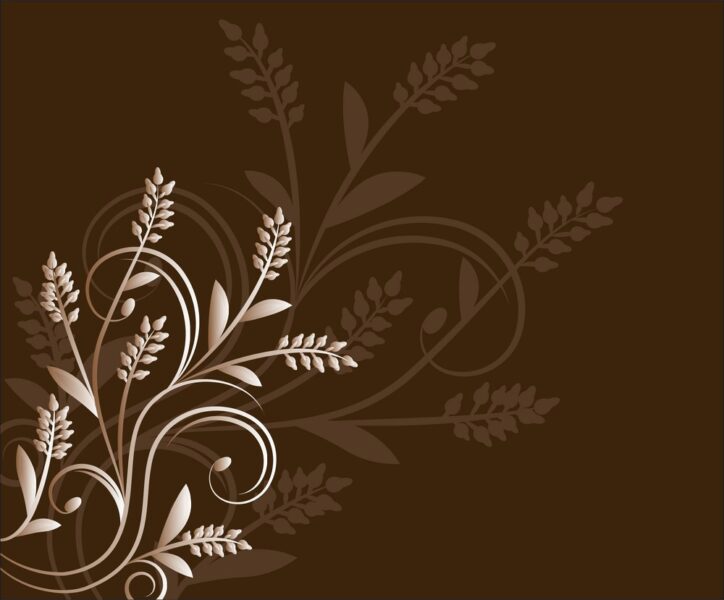 Background nâu hoa văn trắng