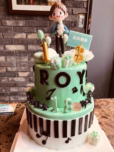 Bánh sinh nhật 18 tuổi tặng con trai