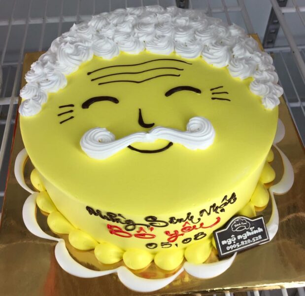 Bánh sinh nhật ngộ nghĩnh cute cho ông