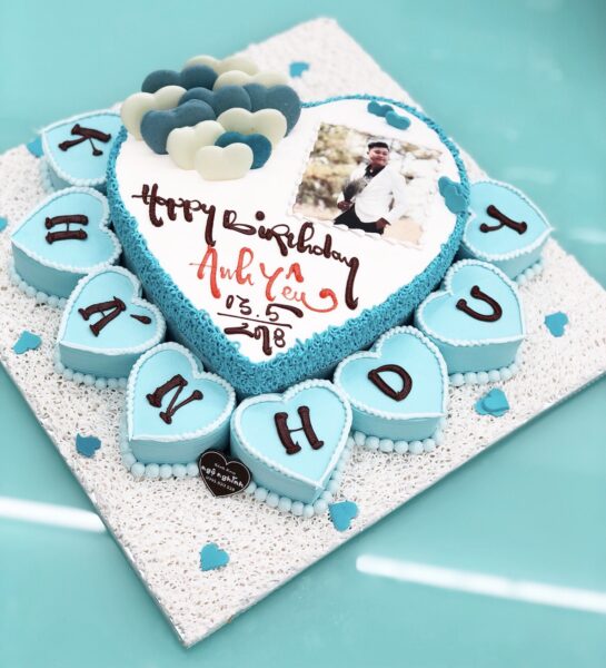 Bánh sinh nhật trái tim đẹp lãng mạng nhất