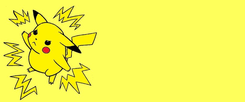 Ảnh bìa cover facebook đẹp Pikachu phóng điện