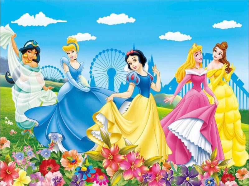 Hình ảnh công chúa hoạt hình dễ thương