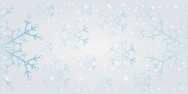 Bilder von Schneeflocken auf weißem Hintergrund