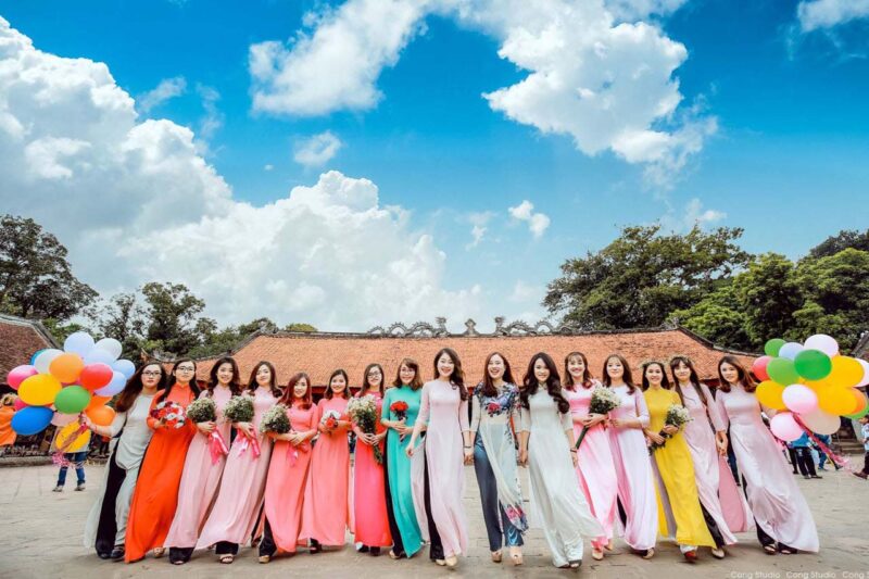 Hình ảnh kỷ yếu áo dài đẹp