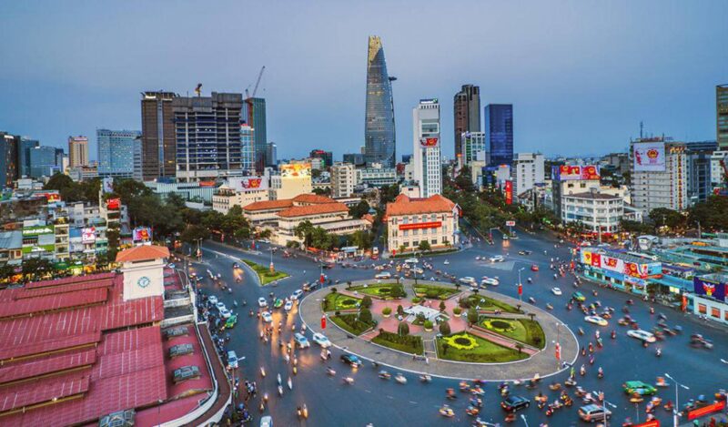 Hình ảnh Sài Gòn nay nhộn nhịp